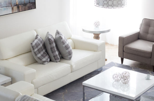A furnished living room