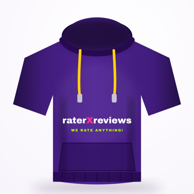 Purple raterXreviews hoodie